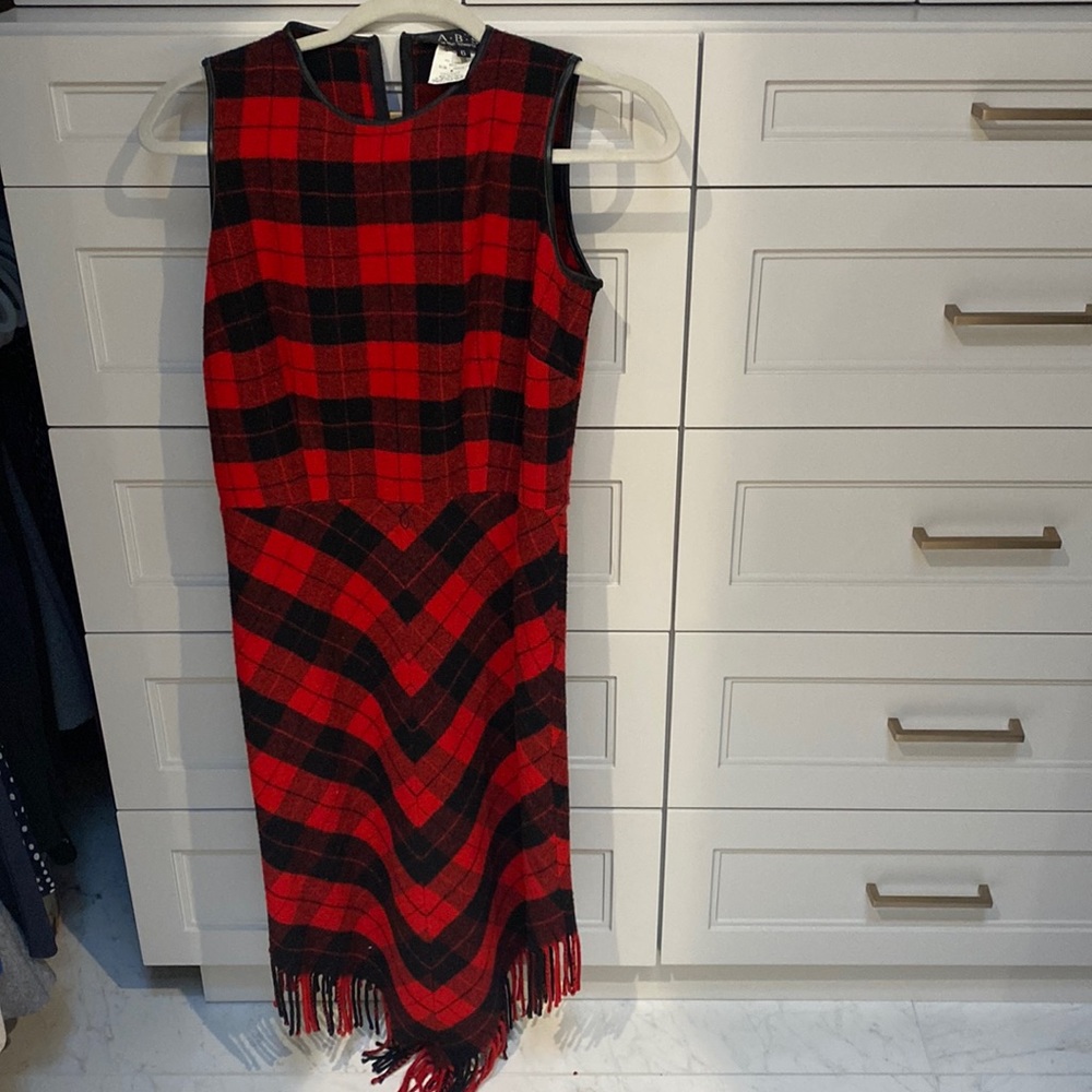 ABS By Allen Schwartz plaid dress size 6